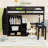 Wooden Loft Bed With Built-In-Desk And Stairs-52340989-52340991