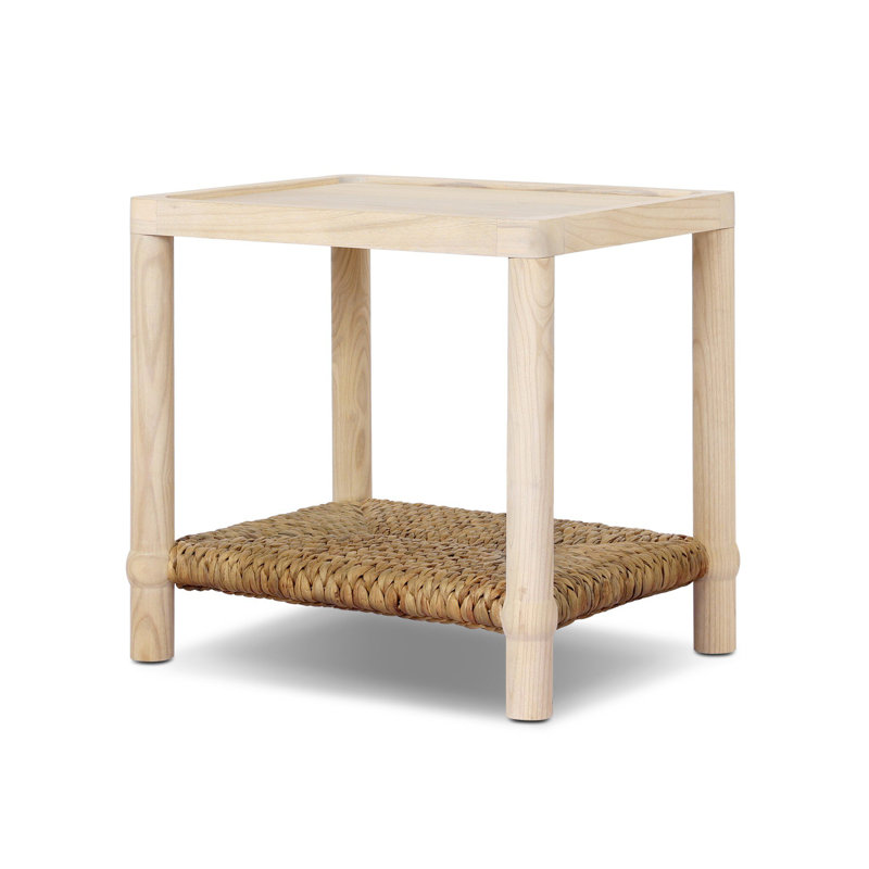 Gabriella End Table, Light Natural Sungkai