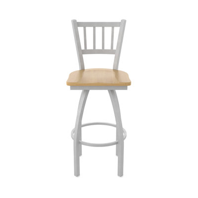 Contessa Swivel Solid Wood Counter Stool