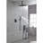 Matte Black Ceiling Shower . 16" Brass Head. Mimics Natural Rainfall Sensation. Self-Cleaning Nozzle Guarantees Smooth Water Output. Conforms To American Standard Pipe. 14.59" W X 6.35" H, 12.12 Lb-125519068