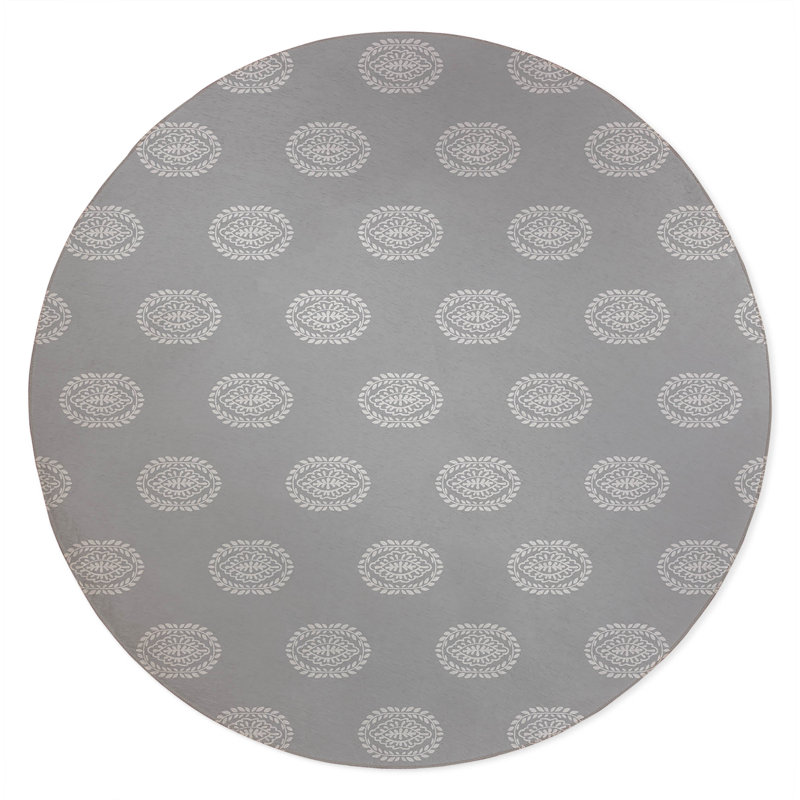 Maddy Non Slip Outdoor Rug, Round 5'