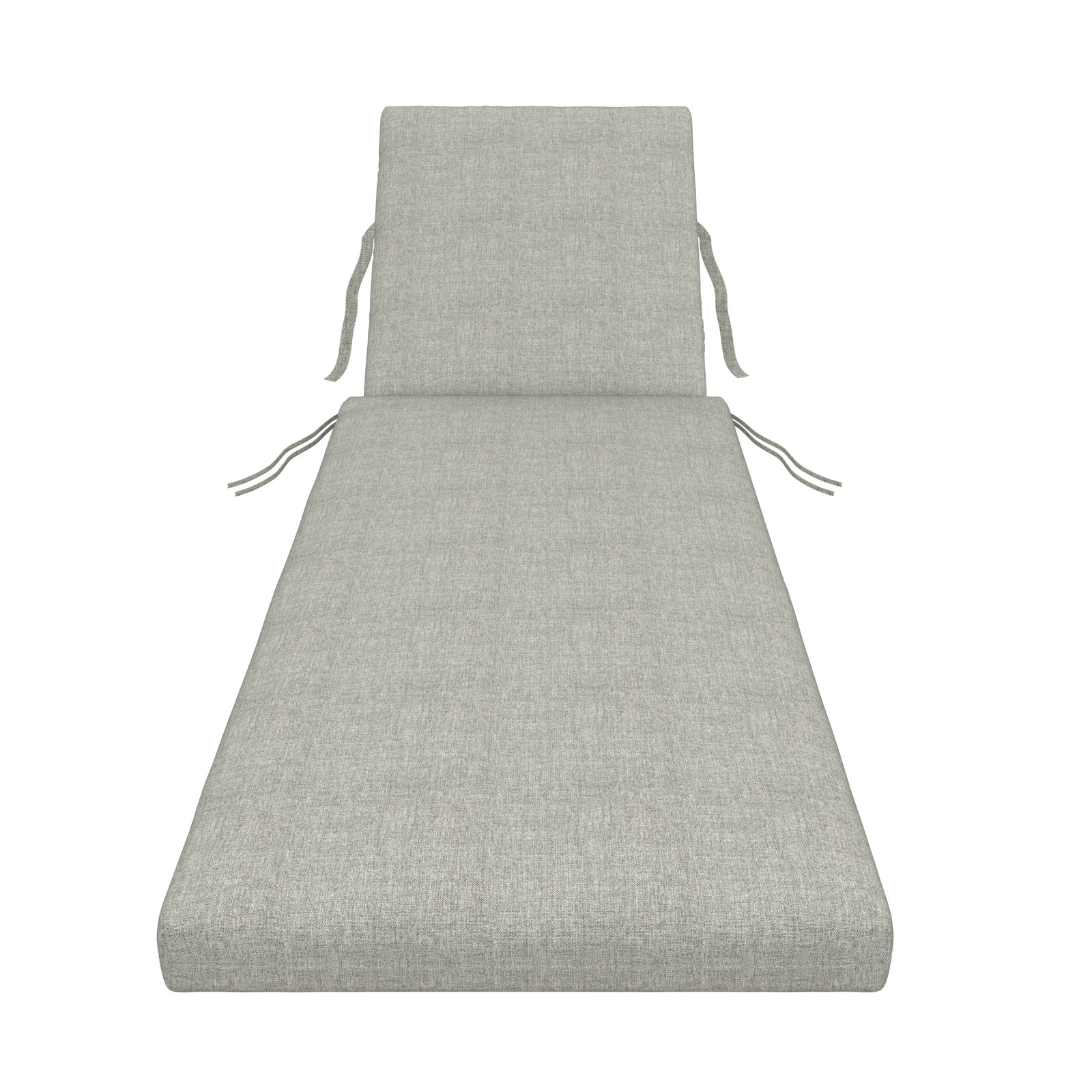 Amala Sunbrella® Seat and Back Cushion, 3.5" H x 24.5" W x 52.5"D, Canvas Granite Sunbrella® Canvas