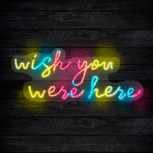 Enseigne DEL 10,63 po Wish You Were Here