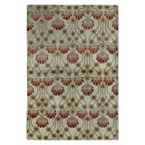Hand Knotted Area Rug in Ivory