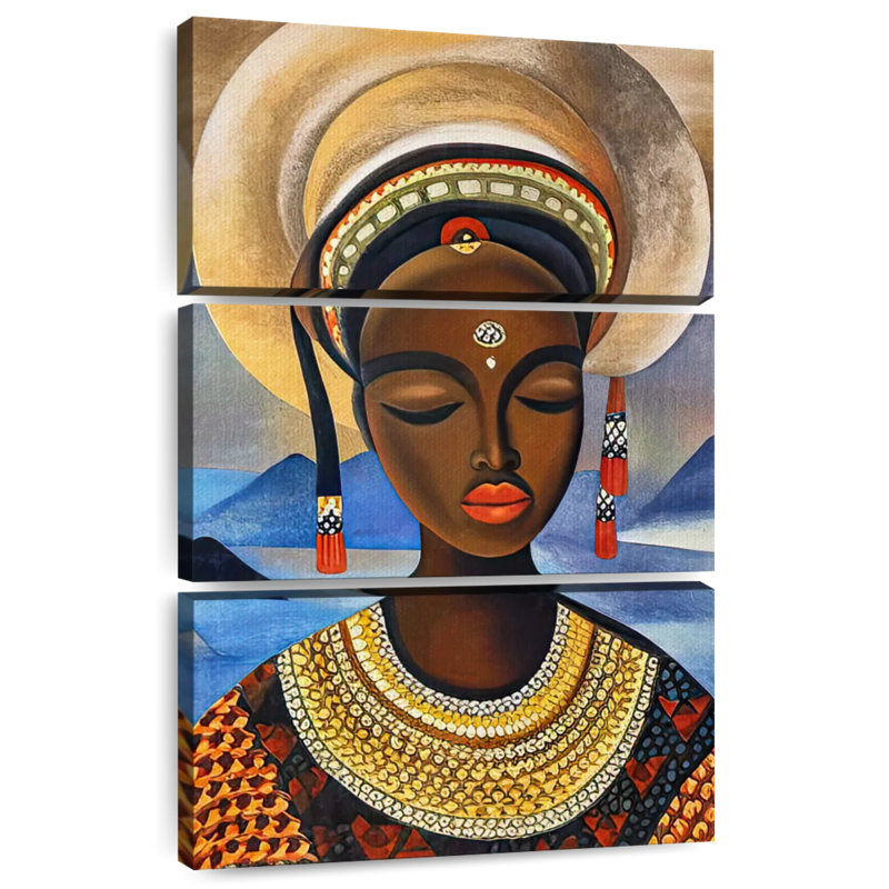 Leisha majestueuse beauté africaine, H 45 po x l 28 po