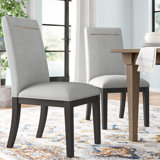 Donny 18'' H Upholstered Acacia Side Chair