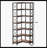 7-Tier Corner Bookshelf Corner Bookcase Storage Display Rack-1380286860