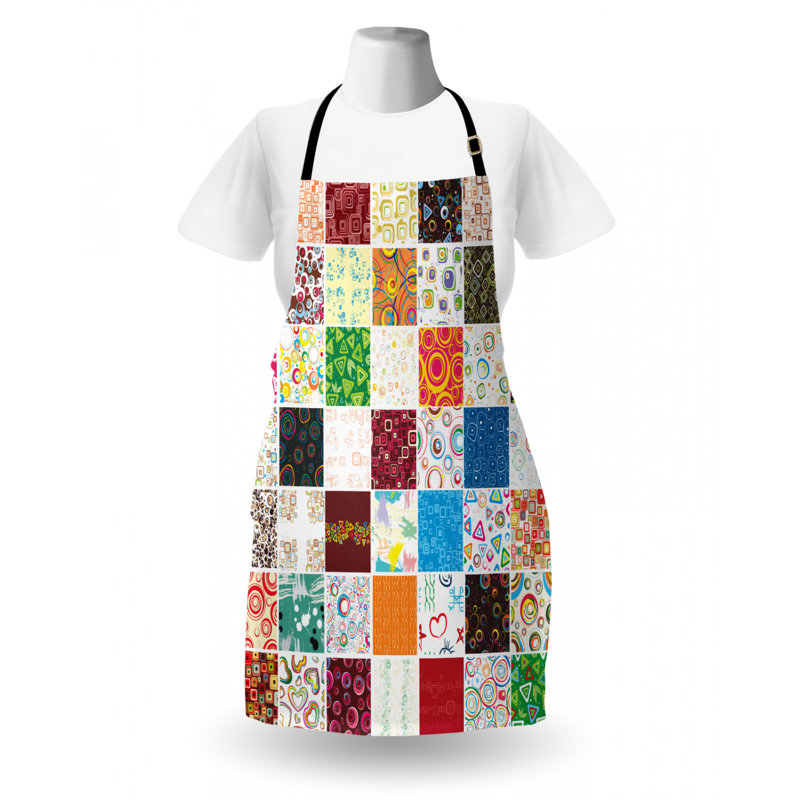 Grand tablier à patchwork