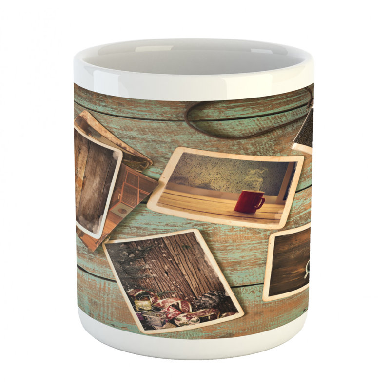 Grande tasse à café collage