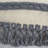 Braided Stripe Macrame Fringe Lumbar Pillow-101178599