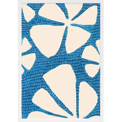 Ceramic Blue 5 by Andrea Stokes - Framed Wall Art