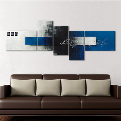5 Piece Painting on Canvas