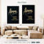 «Love Never Fails», impression sur toile-2137399763