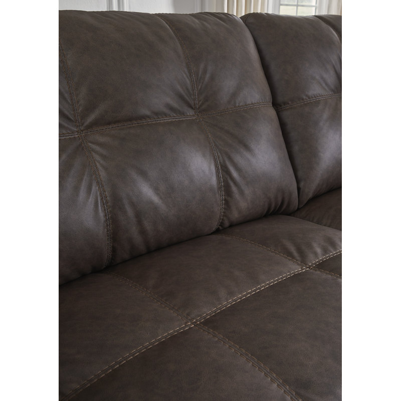Barlin Mills Sofa and Loveseat, Brown