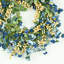 Couronne de porte 24 po avec ressorts et baies artificielles