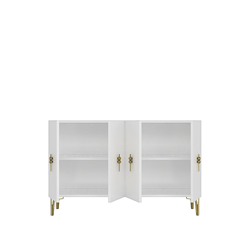 Console, White/Gold