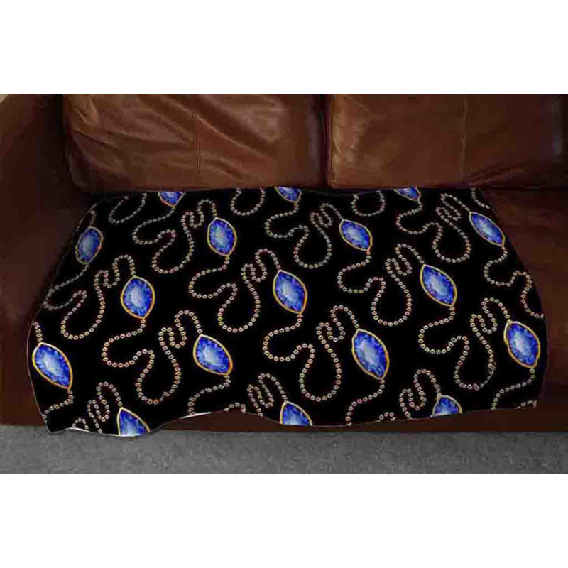 Couverture en colliers de diamant, 50 po x 60 po