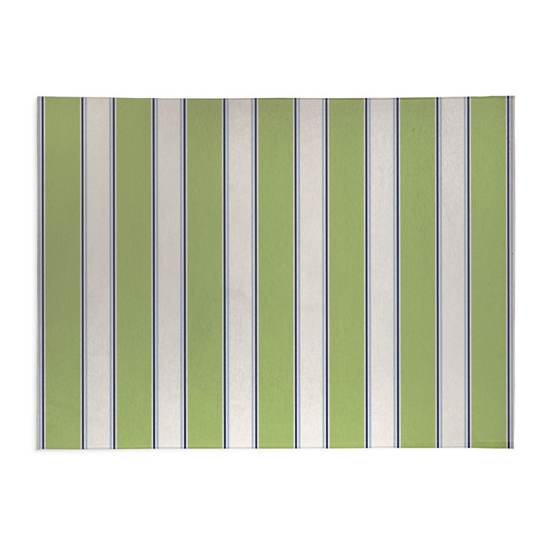 Tapis de cuisine Cabana, Rectangulaire 3 pi x 5 pi, Vert