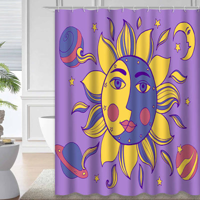 Rideau de douche Sun Cloud Cloud Constellation
