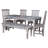 Dorffman Solid Wood Solid Wood Top Four Leg Dining Set-1899575918