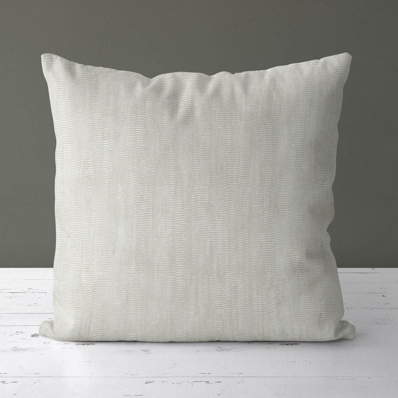 Housse de coussin carré et insert, Ivoire