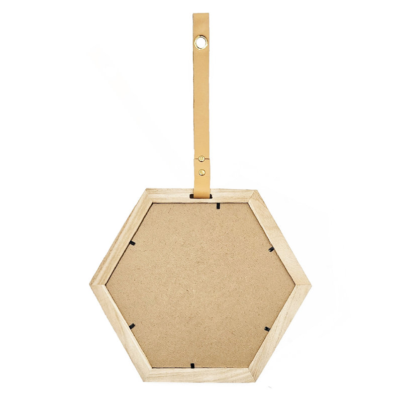 Miroir hexagonal Harlan, 2 pièces, 11 x 10 po, 9,8 po x 11,2 po, 2