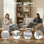 Ensemble de salon 2 pièces capitonné et rembourré - canapé causeuse et fauteuil d'appoint-67492055