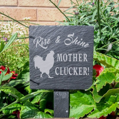 Malakoff Stone Plants & Flowers Garden Sign