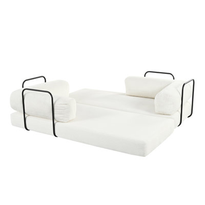 Canapé-lit modulaire surdimensionné de 116 po