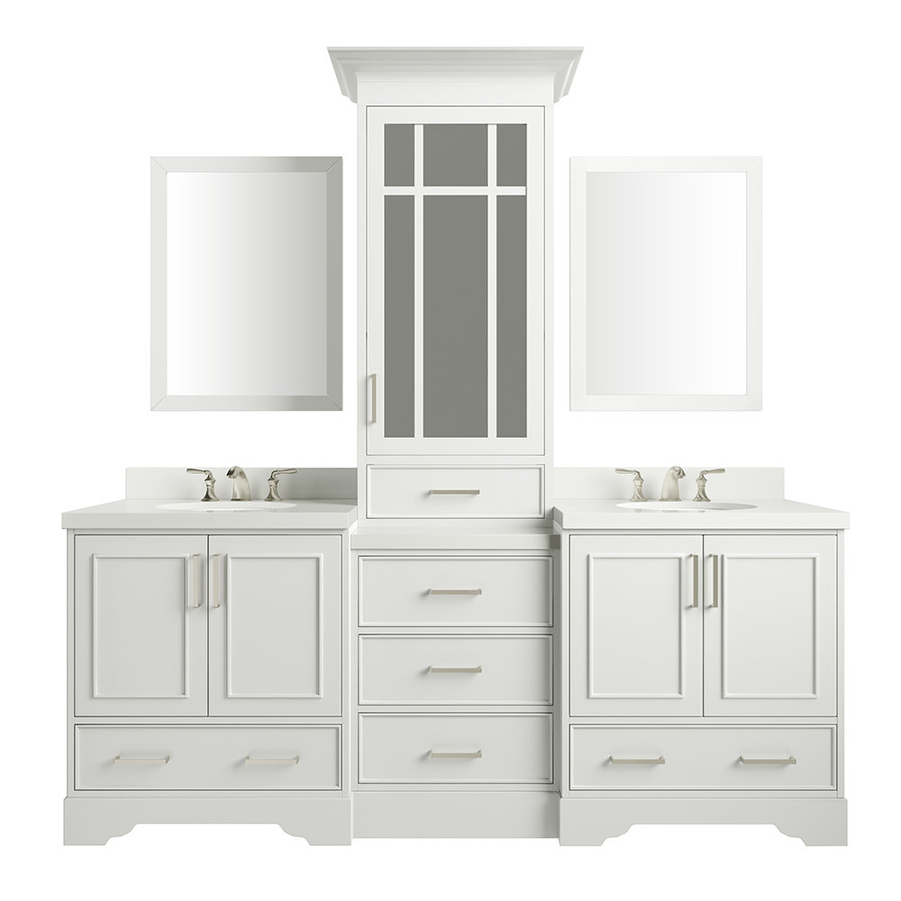 Darby Home Co Darry 36 Single Bathroom Vanity Set Base Finish: White