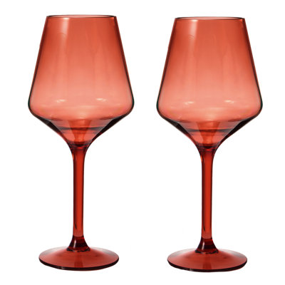 Yelonda 15oz. Acrylic Red Wine Glass Set