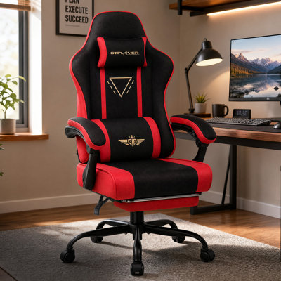 LUCKRACER Swiveling PC & Racing Game Chair