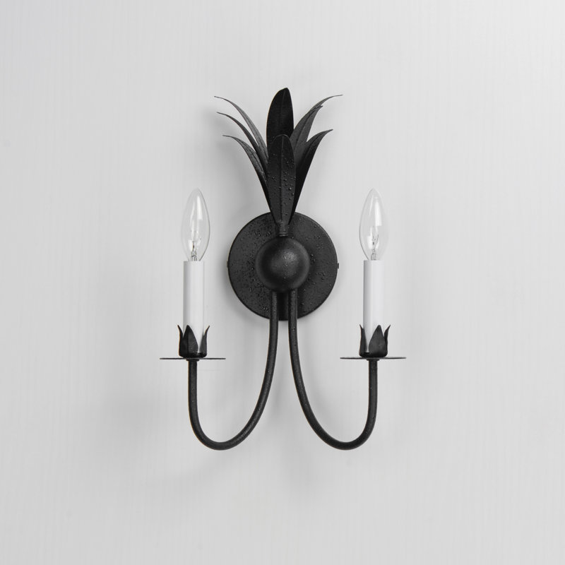 Ashelle Steel Candle Wall Light