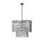 Beaded Imfibinga Bead 3-Tier Chandelier