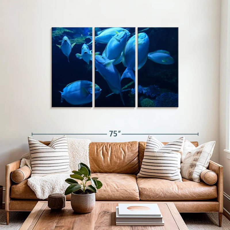Brampt Underwater Yellowfin Surgeonfish, 36" H x 57" W