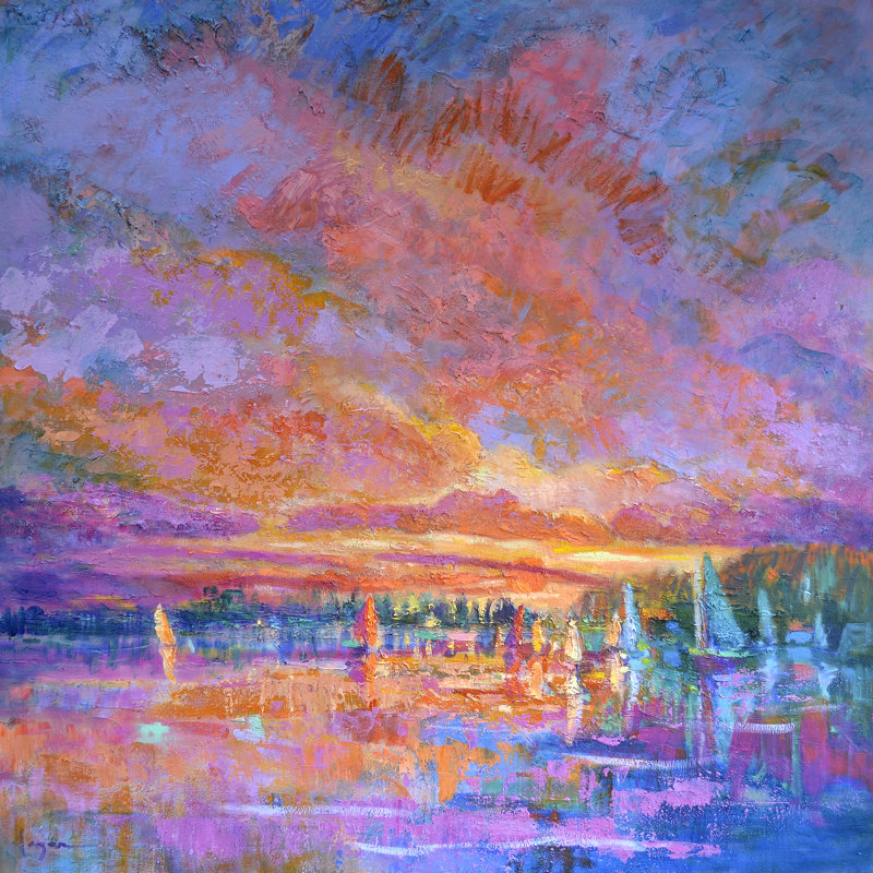 Suncatcher by Dorothy Fagan - Wrapped Canvas Print, 51 cm H x 51 cm W