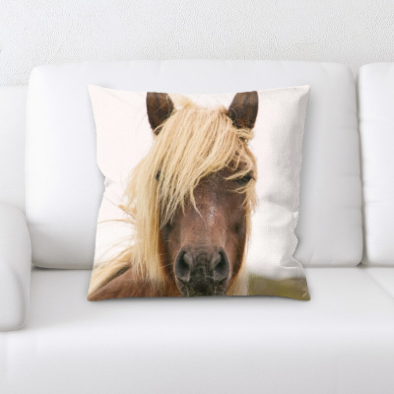 Microsuede Reversible Throw Pillow