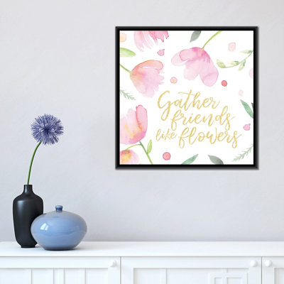 Noonday Design " Soft Pink Flowers Friends I " by Noonday Design