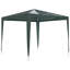 Tente de réception vidaXL en polyéthylène vert et acier pliable 8,2 x 8,2 pi-71803232