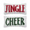 Jingle/Cheer Reversible Hooked Pillow