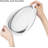 3-Pack Set Space-Saving Foldable Kitchen Strainer with Non-Slip Base Durable Thickened PP+TPE Collapsible