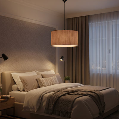 Oasis 1-Light Bamboo Chandelier