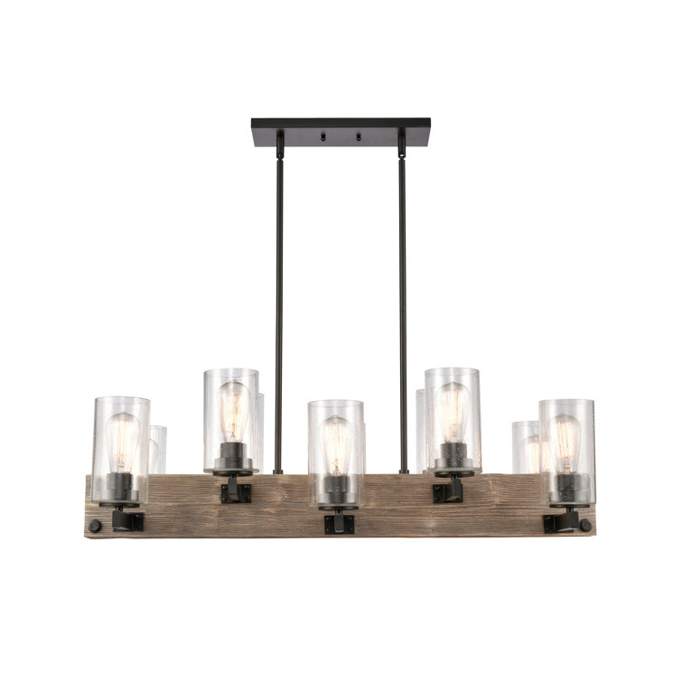 Diego 10 - Light Dimmable Linear Chandelier