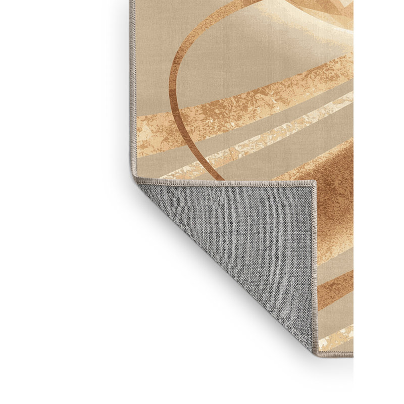 Tapis chic et luxueux lavable à la machine Aidan, 2 x 5