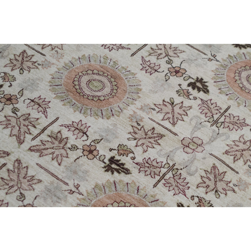Ziegler Hand-Knotted High-Quality Ivory Area Rug