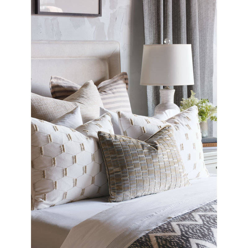 Orson Chevron Cotton 3 Piece Duvet Cover Set, Twin Duvet Cover + 2 Shams + 1 Pillow