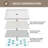 36'' W x 36'' D Alcove Shower Pan Base with Center Drain