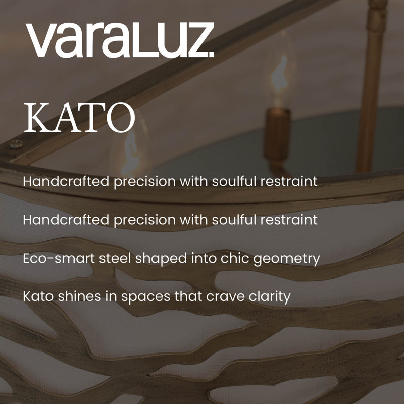 Kato Pendant - 30"W - Carbon Black, Black
