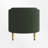 Curved Upholstered Storage Bench – Gold Metal Legs, Modern Oval Design-1931900017