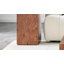 Table basse d'appoint en placage de noyer et en panneau de fibres à densité moyenne de qualité supérieure, 11,8 po x 11,8 po x 19,7 po, aucun article supplémentaire inclus-131446926